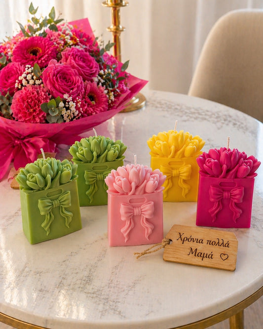 Elegant Bloom Gift Candles