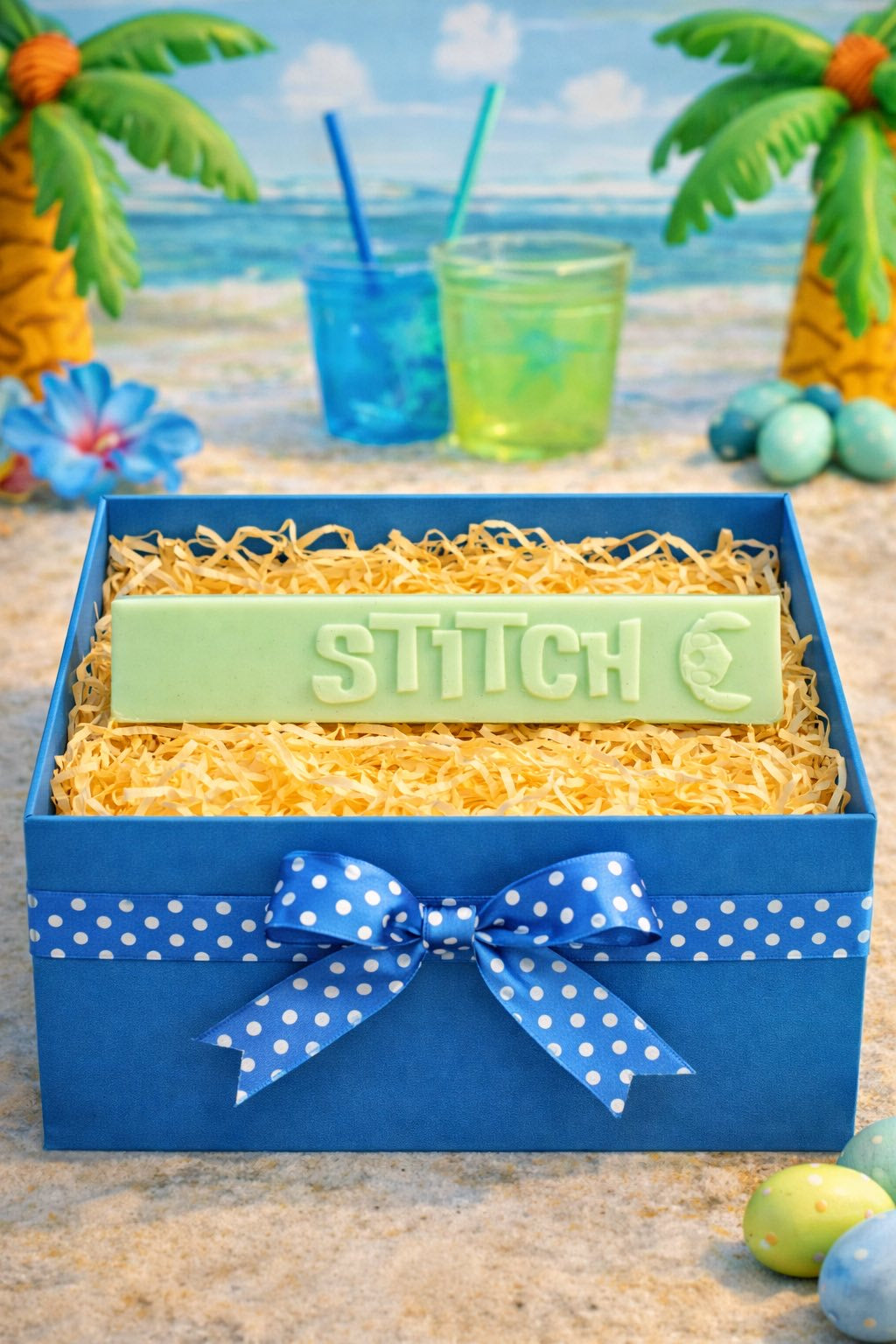 Stitch Easter Candle
